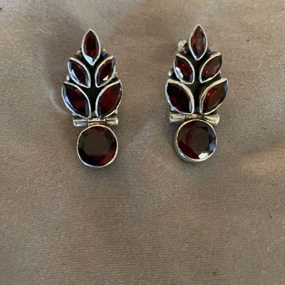 Handmade ruby crystal in sterling silver - Picture 2 of 4